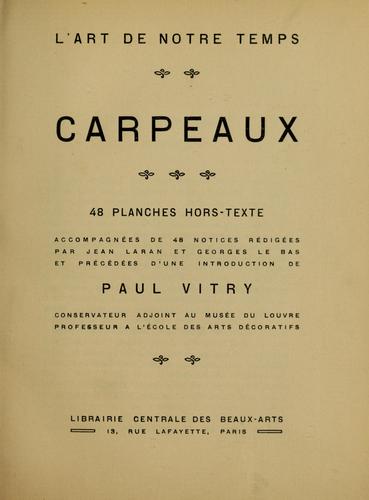 Cover for Carpeaux