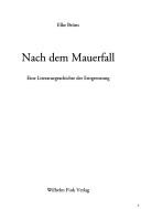 Cover for Nach dem Mauerfall