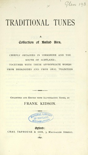 Cover for Traditional tunes