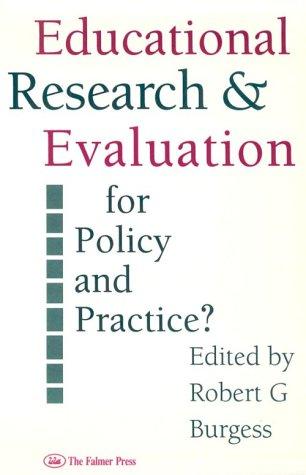 Cover for Education Research And Evaluation: For Policy And Practice?