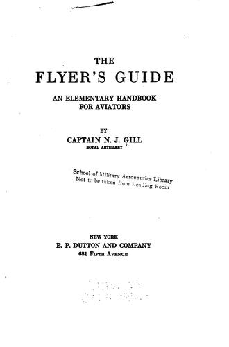 Cover for The flyer's guide
