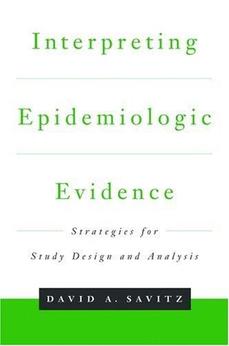 Cover for Interpreting Epidemiologic Evidence