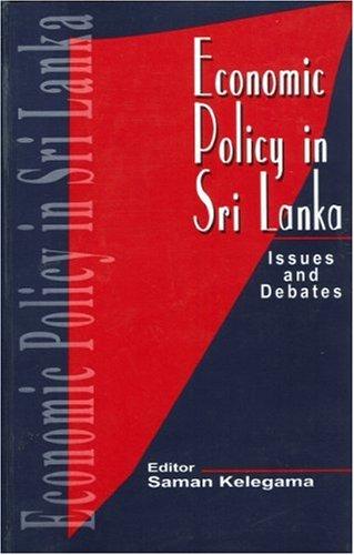 Cover for Economic Policy in Sri Lanka