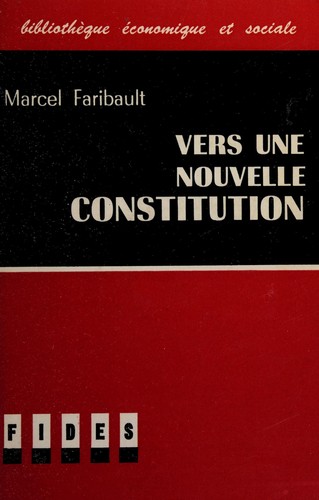 Cover for Vers une nouvelle constitution.