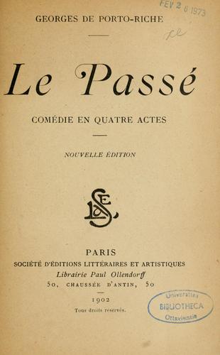 Cover for Le passé