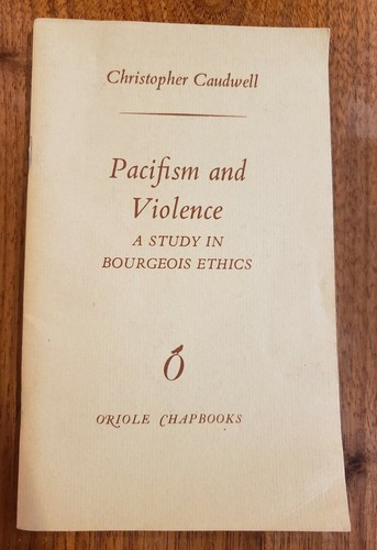 Cover for Pacifism and violence