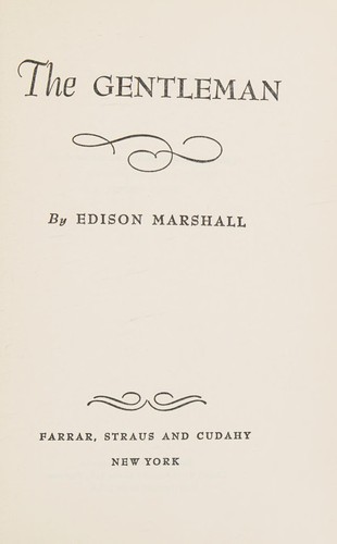 Cover for The gentleman.