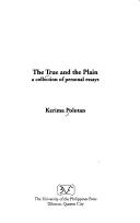 Cover for The True and the Plain 