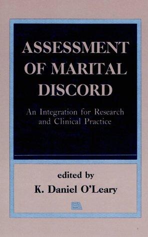 Cover for Assessment of marital discord