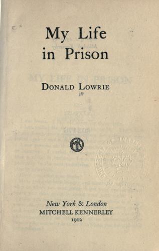 Cover for My life in prison