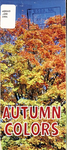 Cover for Autumn colors