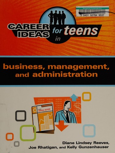 Cover for Career ideas for teens in business, management, and administration