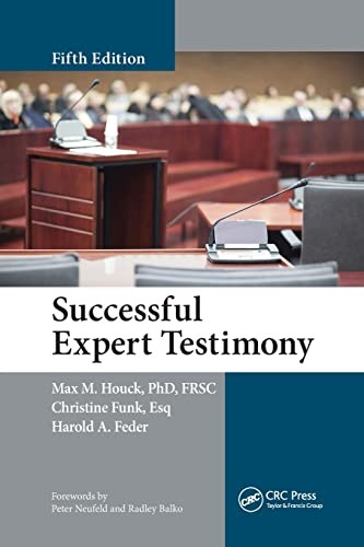 Cover for Successful Expert Testimony