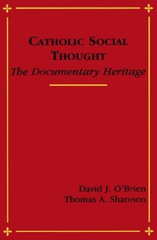 Cover for Catholic Social Thought