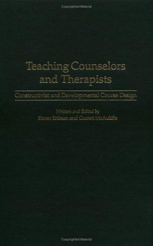 Cover for Teaching Counselors and Therapists