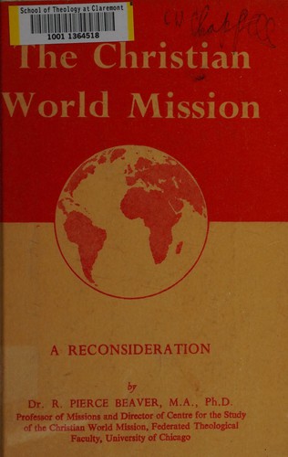 Cover for The Christian world mission