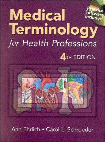 Cover for Medical Terminology for Health Professions (Book with 2 Audio Cassettes + CD-ROM)