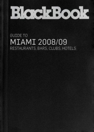 Cover for BlackBook Guide to Miami 2008/09