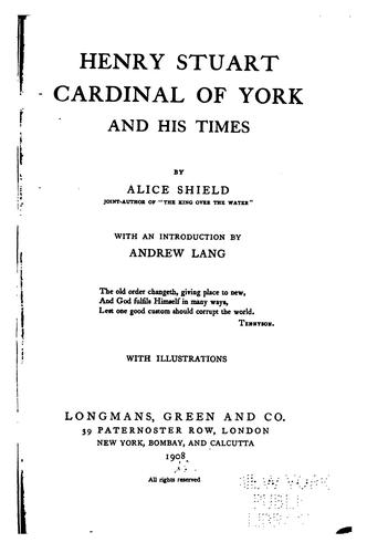 Cover for Henry Stuart