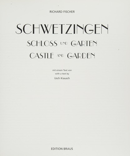 Cover for Schwetzingen