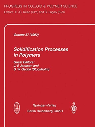 Cover for Solidification Processes in Polymers