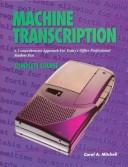 Cover for Machine Transcription