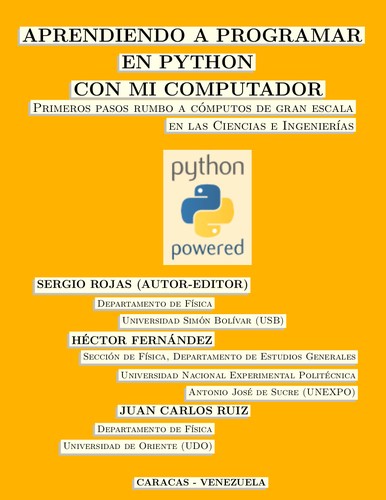 Cover for Aprendiendo a programar en Python con mi computador