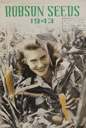Cover for Robson seeds, 1943