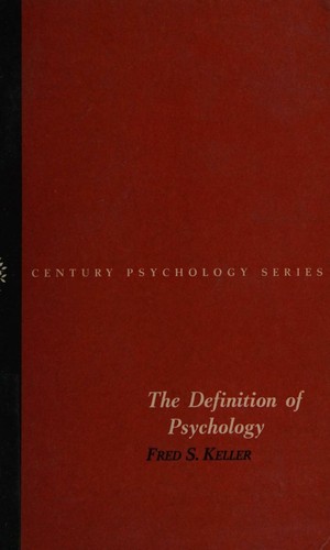 Cover for The definition of psychology