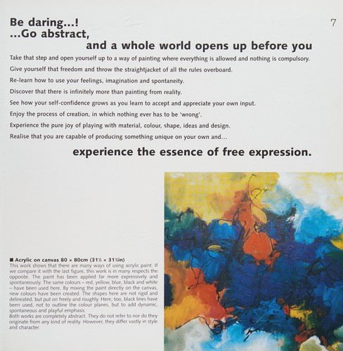Cover for The art of abstract painting