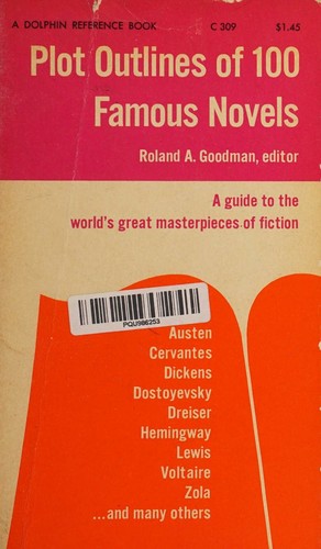 Cover for Plot outlines of 100 famous novels.