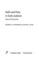 Cover for Faith and piety in early Judaism