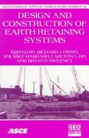 Cover for Design and construction of earth retaining systems