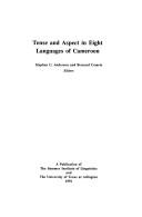 Cover for Tense and aspect in eight languages of Cameroon