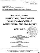 Cover for Proceedings of the 2001 Fall Technical Conference of the ASME Internal Combustion Engine Division