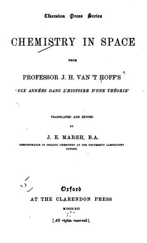 Cover for Chemistry in space