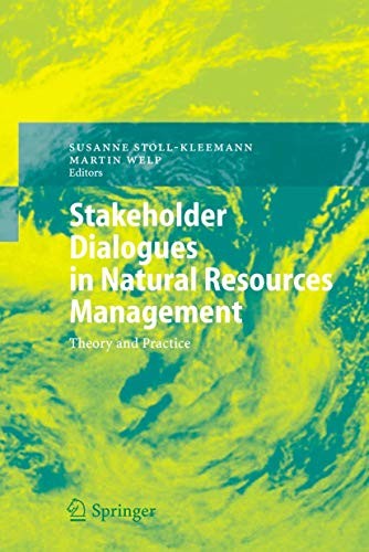 Cover for Stakeholder Dialogues in Natural Resources Management