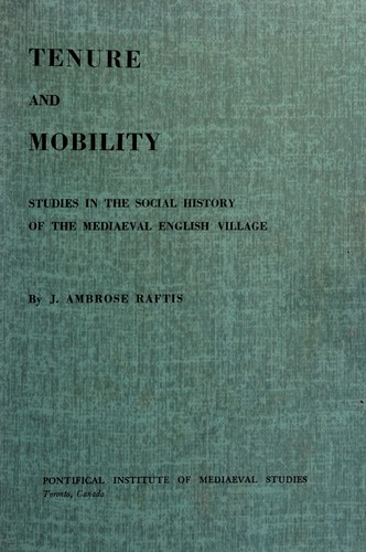 Cover for Tenure and mobility