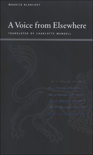 Cover for A Voice from Elsewhere (Suny Series, Insinuations: Philosophy, Psychoanalysis, Literature)