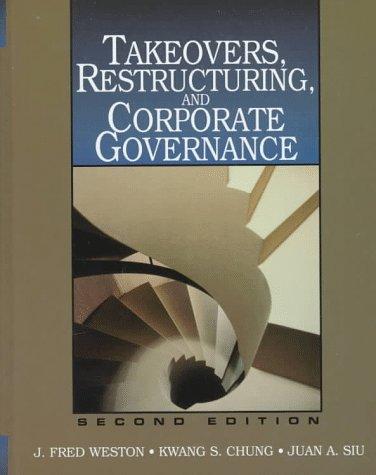 Cover for Takeovers, restructuring, and corporate governance