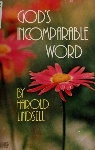 Cover for God's incomparable word