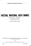 Cover for Factual material data banks