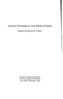 Cover for Literary patronage in late medieval Japan
