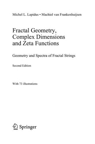 Cover for Fractal Geometry, Complex Dimensions and Zeta Functions