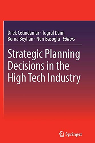 Cover for Strategic Planning Decisions in the High Tech Industry