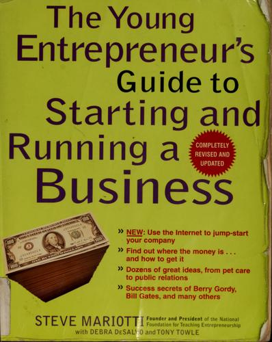 Cover for The young entrepreneur's guide to starting and running a business
