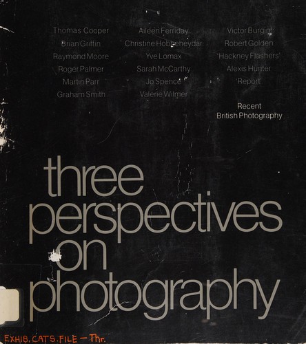 Cover for Three perspectives on photography