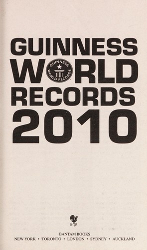 Cover for Guinness world records 2010