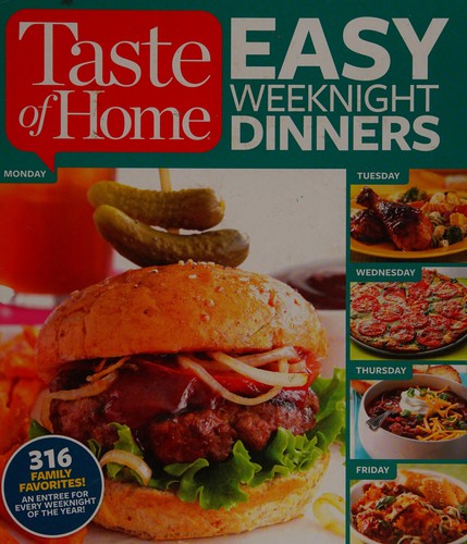 Cover for Easy weeknight dinners