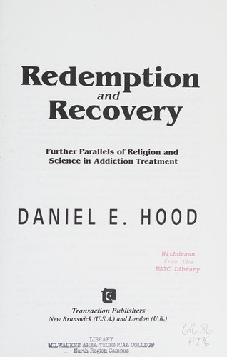 Cover for Redemption and recovery